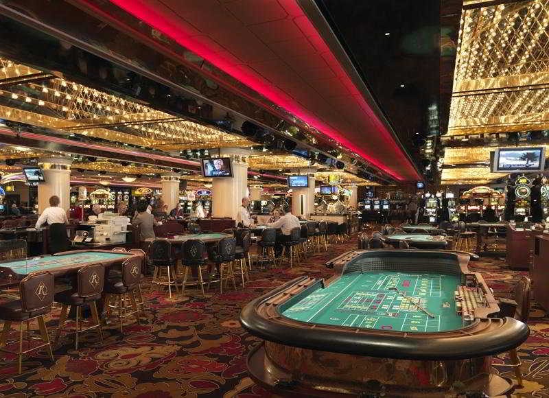 Pokerkveld på en restaurant